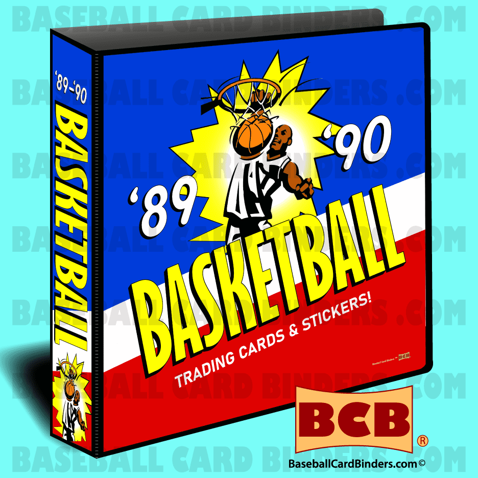 1989-90-Fleer-Style-Basketball-Album-Binder – Baseball Card Binders