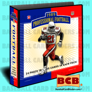 1989-Pro-Set-Style-Football-Card-Album-Binder